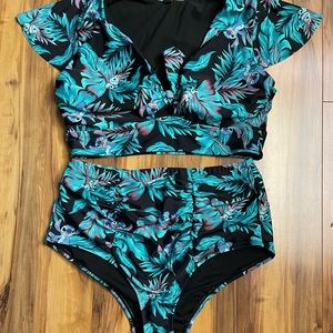 Disney Lilo & Stitch Tropical 2 Piece Bathing Suit